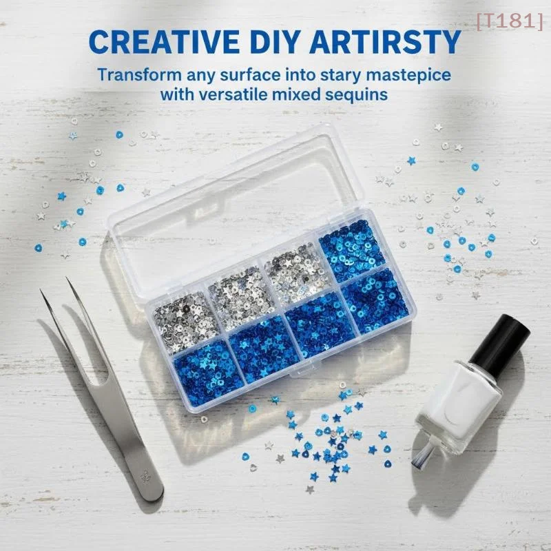 1mm Mini Sparkling Star Nail Glitter Sparkling Pentagram Nail Decoration Nail Salon Design Cute Accessories DIY Nail Art Design