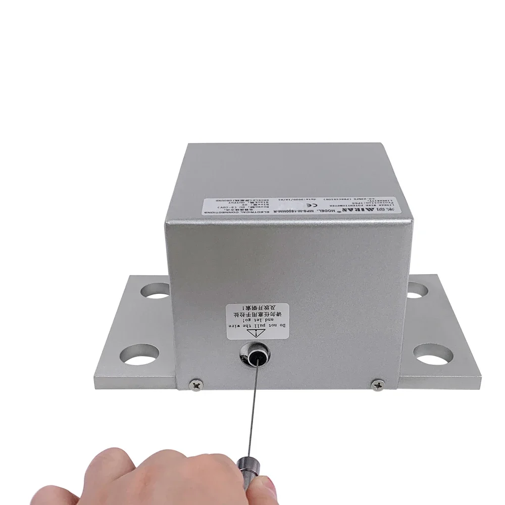 2026 MIRAN Brand MPS-M-4000mm-A2 Pull Wire Position Sensor 4-20mA Current Output Aluminum Alloy Protective Shell