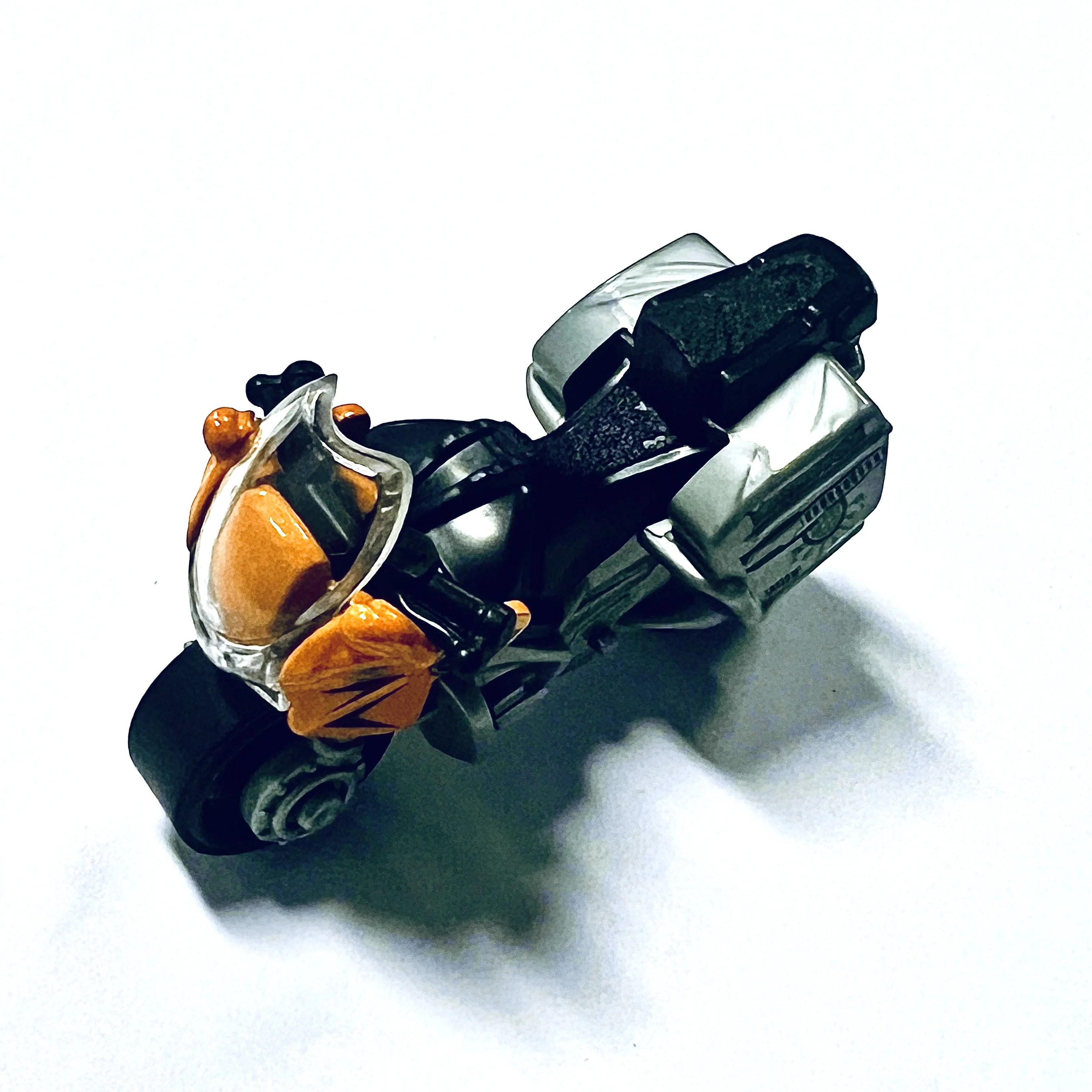 Mini modelo de helicóptero de aleación, adorno de metal para niños, helicóptero armado para niños y bebés.