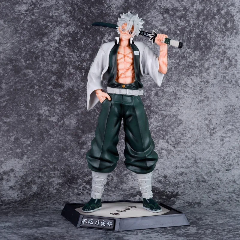 

Anime Shinazugawa Sanemi Wind Pillar Battle Ver. GK PVC Action Figure Statue Collectible Model Kids Toys Doll Gifts 30cm