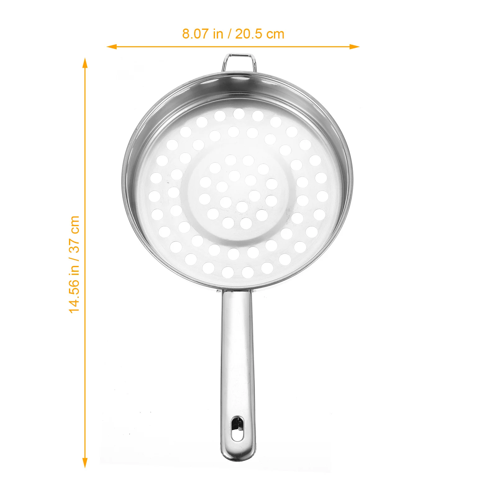 

Large Mesh Strainer Stainless-Steel Colander Multi-Function Filter Spoon for Shrimp Stews Hot Pot Food Serving