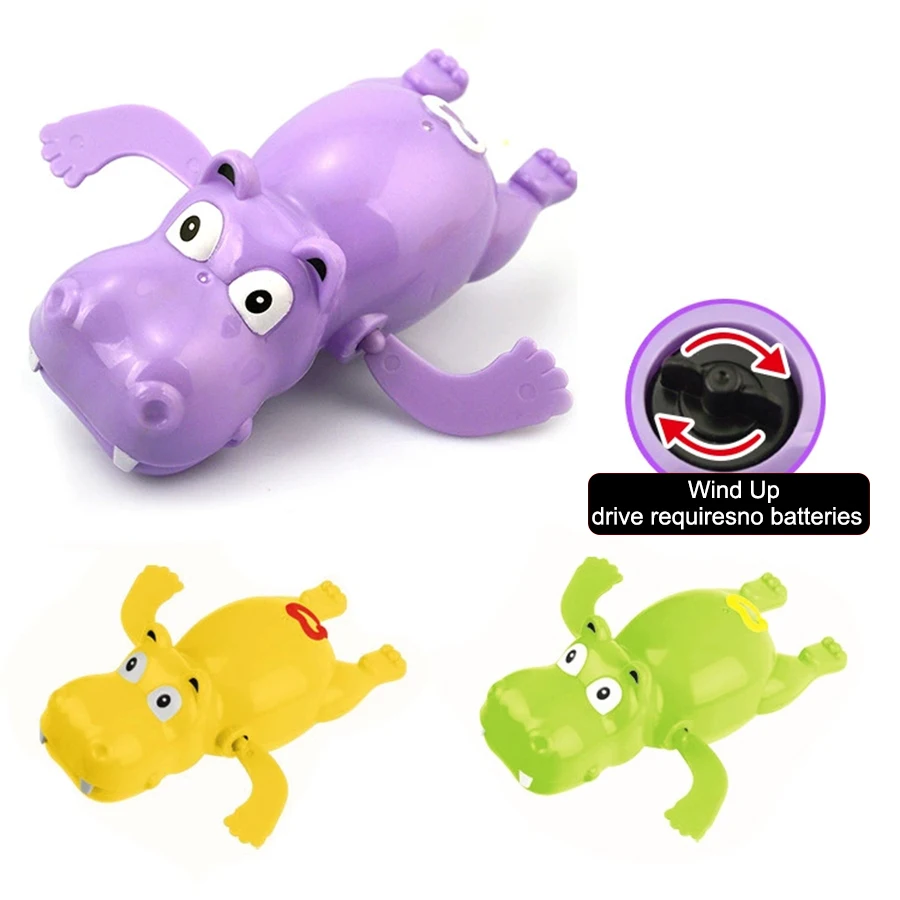 ألعاب حمام الأطفال - الضفادع على شكل عقارب الساعة التي تطفو لفرس البحر وحمام السباحة #4