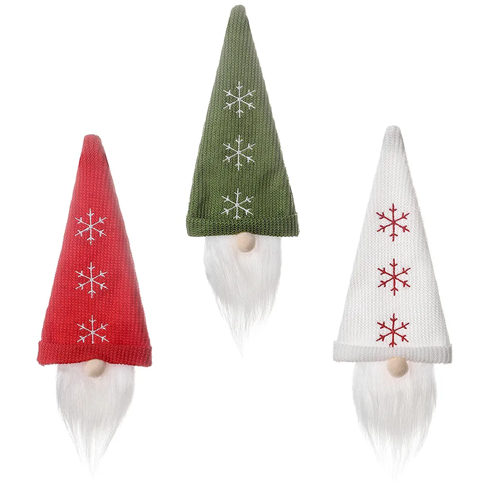 

Набор из 3-х декоративных чехлов для винных бутылок в виде старых гномов без лиц, украшения для вечеринок, рождественские принадлежности