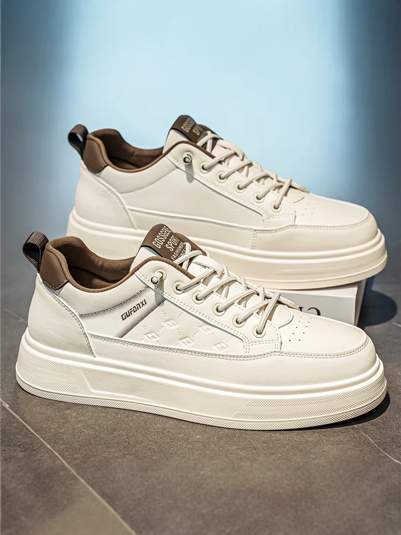 Men's Casual Shoes 2026 New Style Autumn Anti-slip Trendy All-match Outdoor Sports White Board Shoes Easy-to-wear Comfortable...
