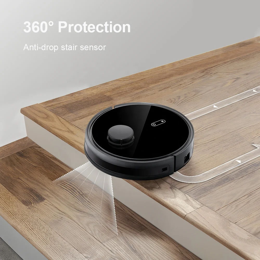 2023 Best quality Functional Laser Navigation Tuya Smart WiFi Floor Cleaning Robot PST-S6-LWT