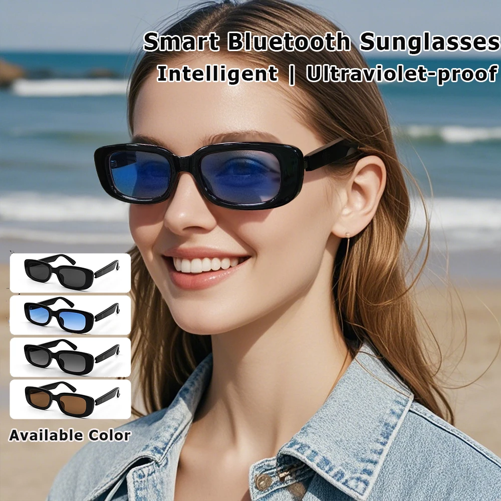 

Cat Eye Fashion Glasses Wireless Audio 5.3 Bluetooth Glasses 2 in 1 UV Protection Polarized Anti-blue light HIFI Sound Quality