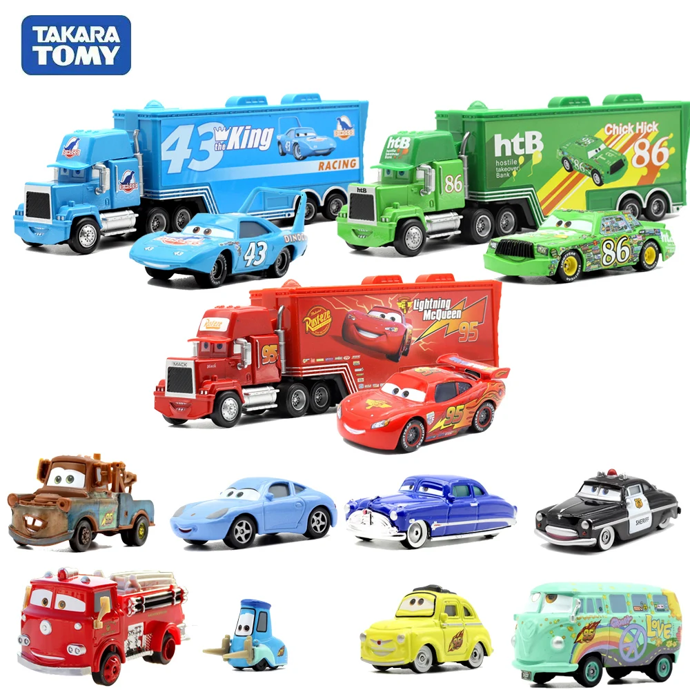 

Cars 3 Tomica Disney Cars No 43 Race Team The King Металлическая литая игрушечная машинка 1:55 Молния Маккуин Детская игрушка в подарок