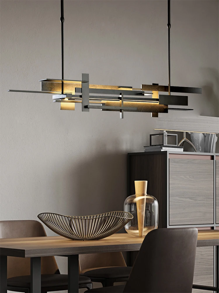 Luxury Restaurant Pendant lamp Postmodern Pendant light Creative design table bar study light tone works stack Led chandelier