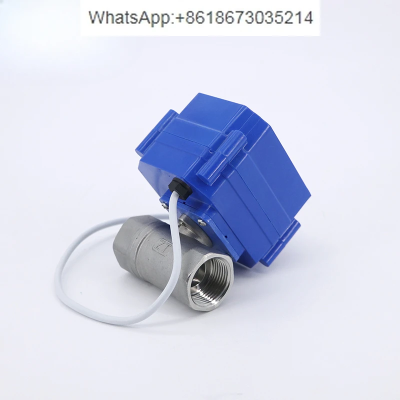 

stainless steel electric ball valve electric two way valve CWX-60P DN15 20 25 DC12V