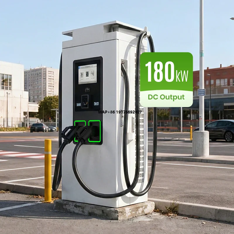 Factory Price Customizable 208V 3-Phase 180kW Floor Type Electric Car Charging Station IP54/IK10 DC EV Chargers