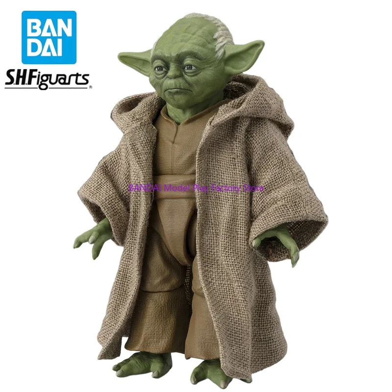 الأصلي بانداي S.H.Figuarts يودا الكلاسيكية Ver حرب النجوم أنيمي عمل الشكل البلاستيكية تحصيل نموذج الدمى حلية اللعب الهدايا #2
