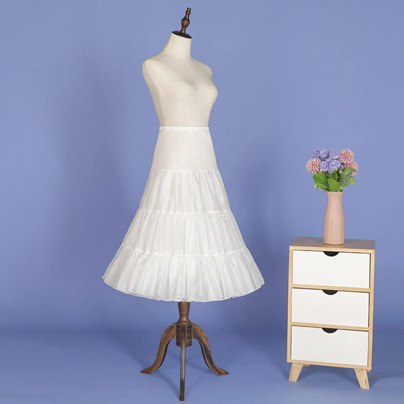 Womens Tulle Petticoat Tutu Underskirt for Bridal Dress Wedding Ballet Dance