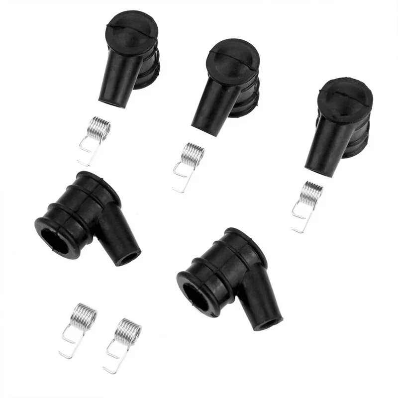 Juego de 5 piezas de repuesto para motosierra, tapa de bobina de encendido + resortes de 2 tiempos para piezas de motosierra 4500 5200 5800