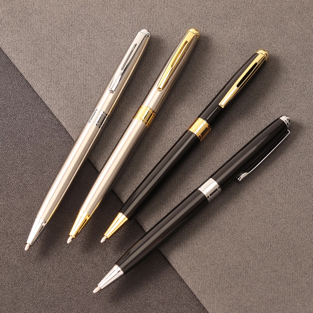 1Pc Personalized Metal Ballpoint Pen with Custom Logo, Can Be Laser-Engraved with Name, Luxury Metal Barrel Ballpoint Pen, Business Office Pen, Anti-Drop, Durable, Non-Fading, Smooth Writing, Personalized Stationery Suitable for Business, School, and Office Use — an Inspirational Gift Choice for Teacher's Day, Graduation Season, and Back-To-School Season It Is Also Suitable as a Promotional Gift for Customized Websites, Promotional Items, Stylish Pens, and Elegant Designs.