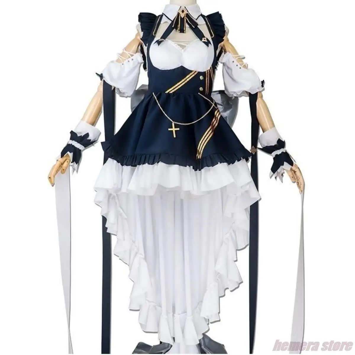 Costume de Cosplay de HMS Cheshire pour Femme Adulte, Perruque de Maid, Tenue Lolita Sexy, Kawaii, Jeu d'Anime, Azur Lane, ixd'Anniversaire, Carnaval, Trempé