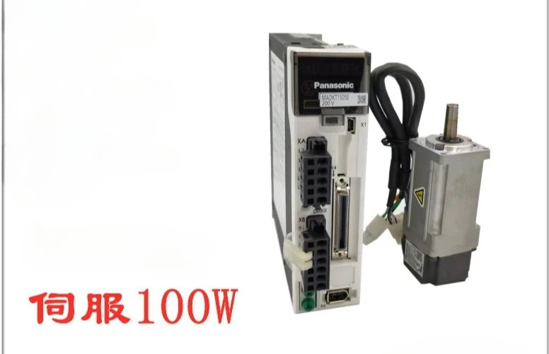 Used dismantling machine 90% new A5 servo 100W drive MADKT1505E motor MSMD012G1U/J with brake V