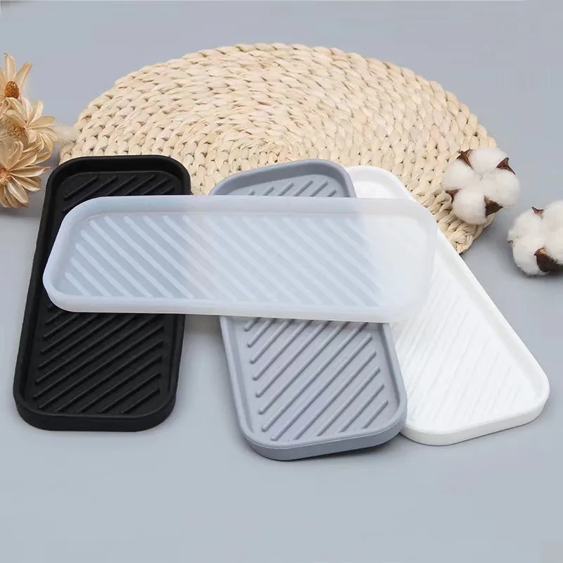 

Silicone Sponge Holder Multi-Purpose Drying Mat - Non-Slip, Heat-Resistant, Water Drainage Mat for Kitchen, Bathroom