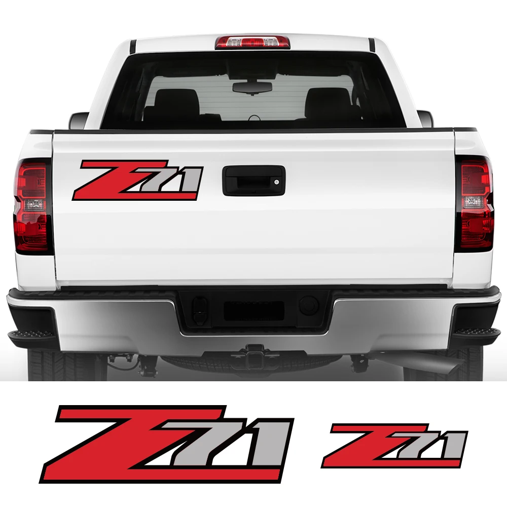 Pickup Z71 Decor Sticker For Chevrolet Silverado Colorado 1500 2500 Z71 Car Tailgate Bed Side Vinyl Decal Cover Auto Accessories