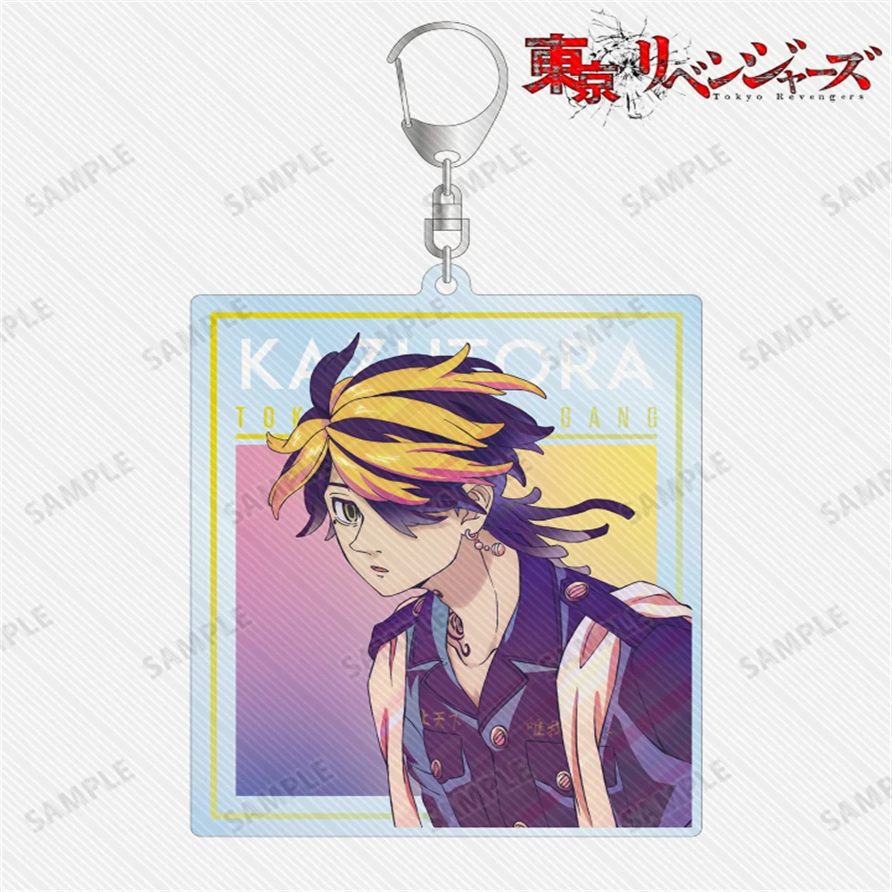 6CM Charm Anime Tokyo Revengers Acrylic Keychain Model Cosplay Characters Ornament Accessories Goods Collection Gifts