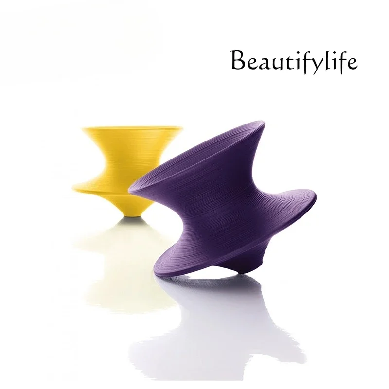 

zL 360 degree tumbler seat gyro chair shopping mall amusement park outdoor lazy leisure stool ornament