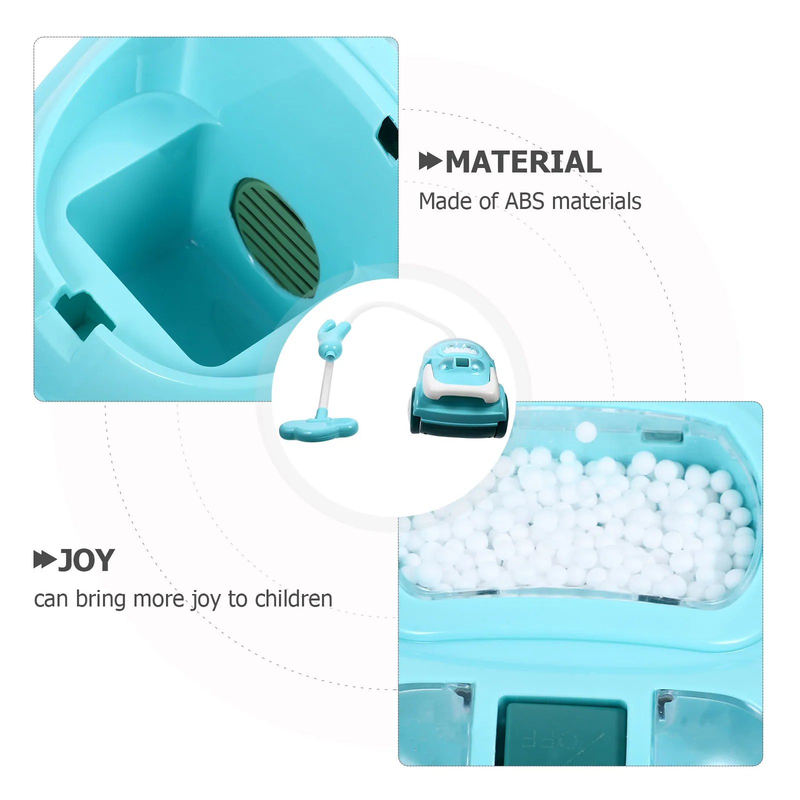 

Simulation Vacuum Cleaner Toddler Cleaning Toys Pretend Dust Catcher Miniature