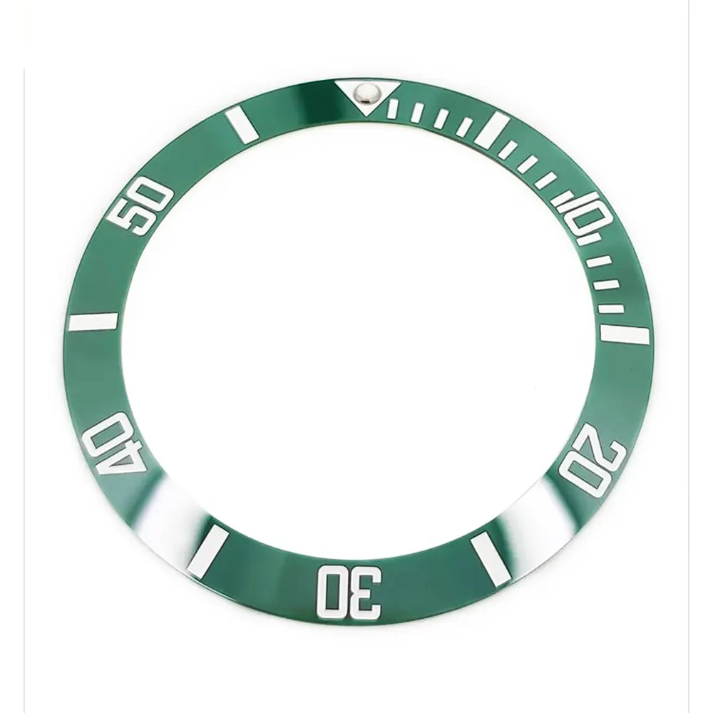 MATELION 38mm Ceramic Alloy Watch Bezel Insert Ring Slope Fit 40mm Watch Case NH35 NH34 GMT Diving Men Watch Part Accessories