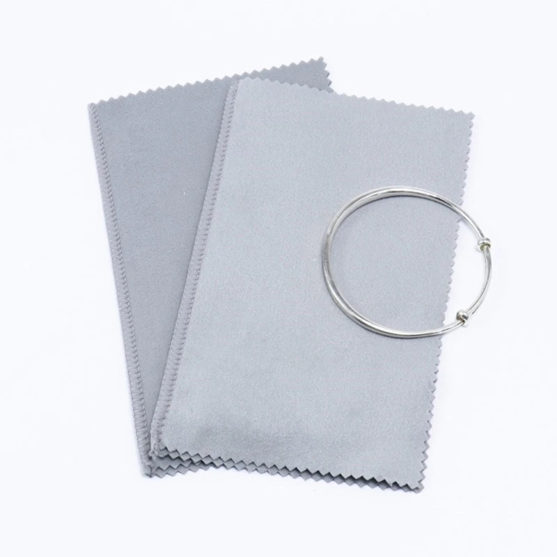 Multipurpose Jewelry Polishiong Cloths Large Size Cloth for Silverwares and Watches Sturdy Cotton Jewelry Drop shipping