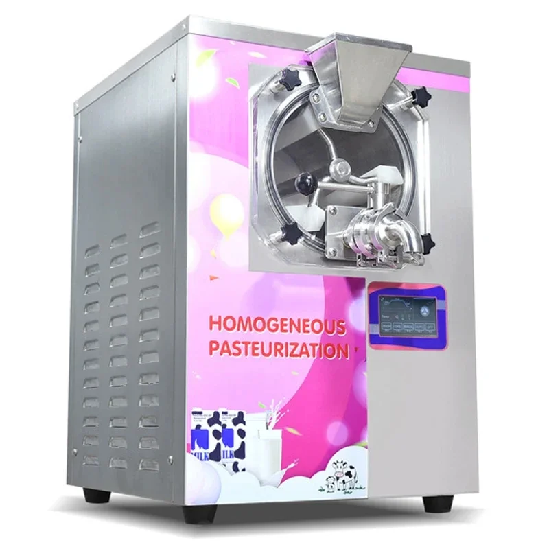 11L Small Ice Cream Pasteurization Machine Milk Pasteurizer Homogenizer MixerJuice Food Sterilizers Sterilizing Machine