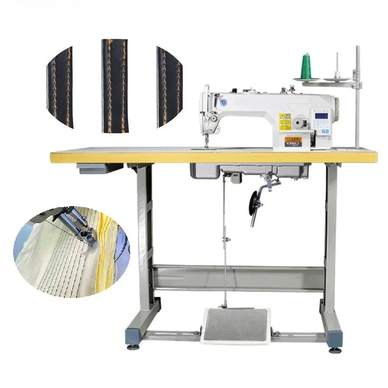 Industrial Computerized Direct Drive Top and Bottom Lockstitch Single   Stitch Seamer Flat Sewing Machine Price