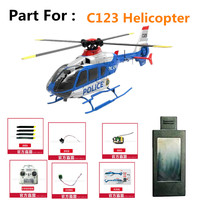 11.1V 400Mah Li-Poly Battery / Propeller Blade / Main Board / For RC ERA C123 Helicopter C123 Drone Parts