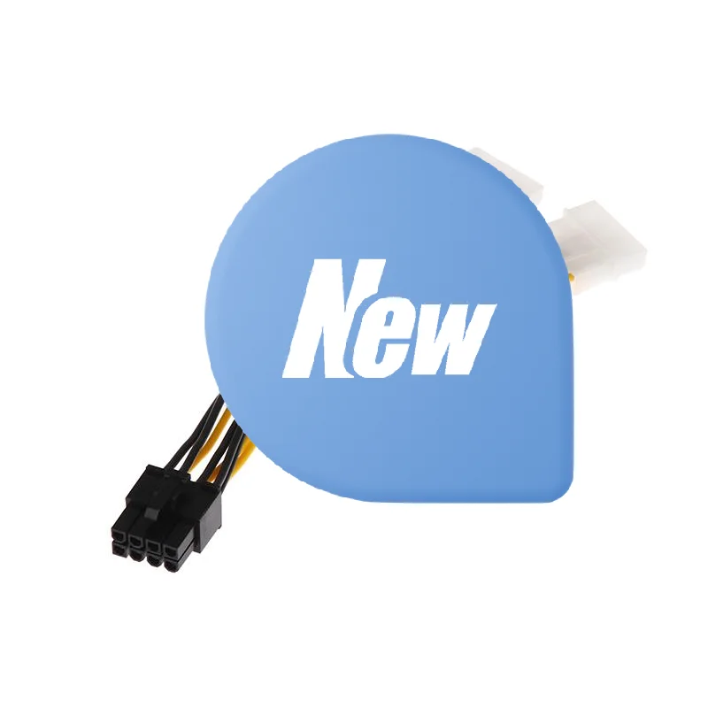 بطاقة الرسومات 8Pin ذكر إلى ثنائي 4Pin أنثى بطاقة الفيديو سلك الطاقة 8 Pin PCI Express إلى كابل الطاقة المزدوج 4 Pin Molex