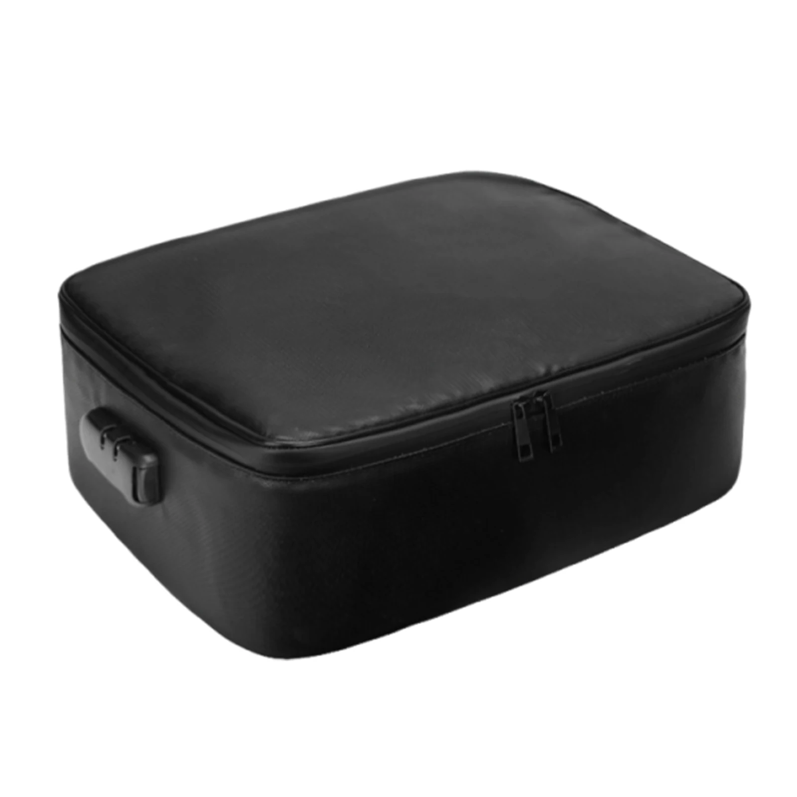 

Portable Travel Home Organizer Bag with Water-Resistant Zipper Document Safe Box for Laptop Passport Certificates Cards