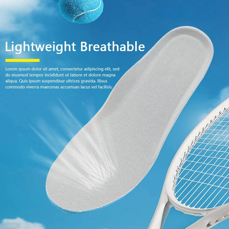 جديد الرياضة صدمة النعال تمتد تنفس مزيل العرق تشغيل وسادة تنفس عرق الرجال والنساء النعال للأحذية الرياضية