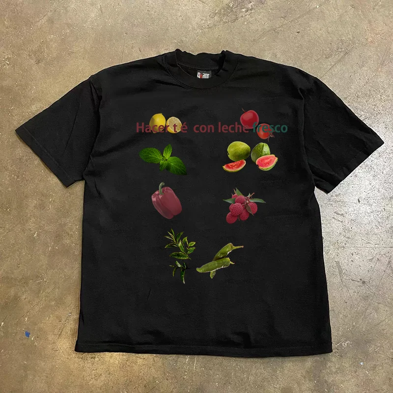 Loose Fit Short Sleeve T-Shirt Pure Cotton Double Thread Women's Style Heavyweight Couple's Tee Casual Summer Fashion