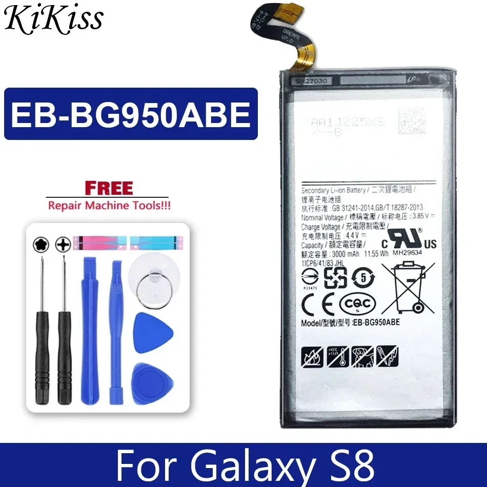 

EB-BG950ABE EB-BG950ABA 3000mAh Battery For Samsung Galaxy S8 SM-G9508 G950T G950U G950V G950F G950S G950A G9500 G950 Batterij