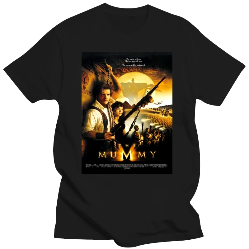 The Mummy Poster Rachel Weisz Brendan Fraser Universal actor movie cinema T shirt