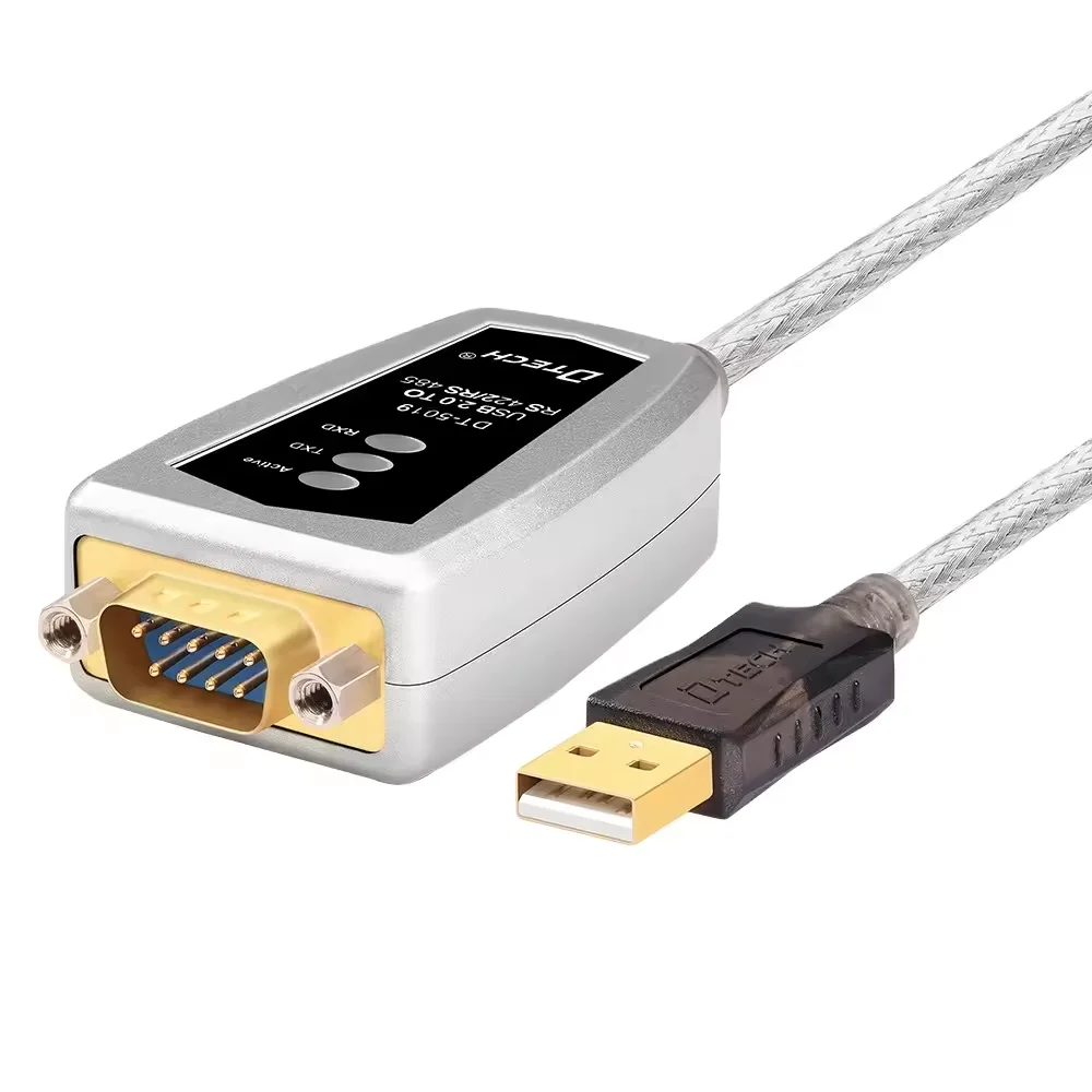 

DTECH «папа-папа» позолоченный USB 2.0 к Rs422 Rs485 Db9 Кабель-переходник последовательного преобразователя 1,2 м
