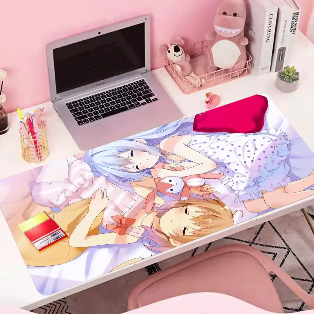 

Is the order a rabbit Dear My Sister Mouse Pad Gaming Accessories Computer Rubber Keyboard Laptop Extended Large Anime Mouse Pad