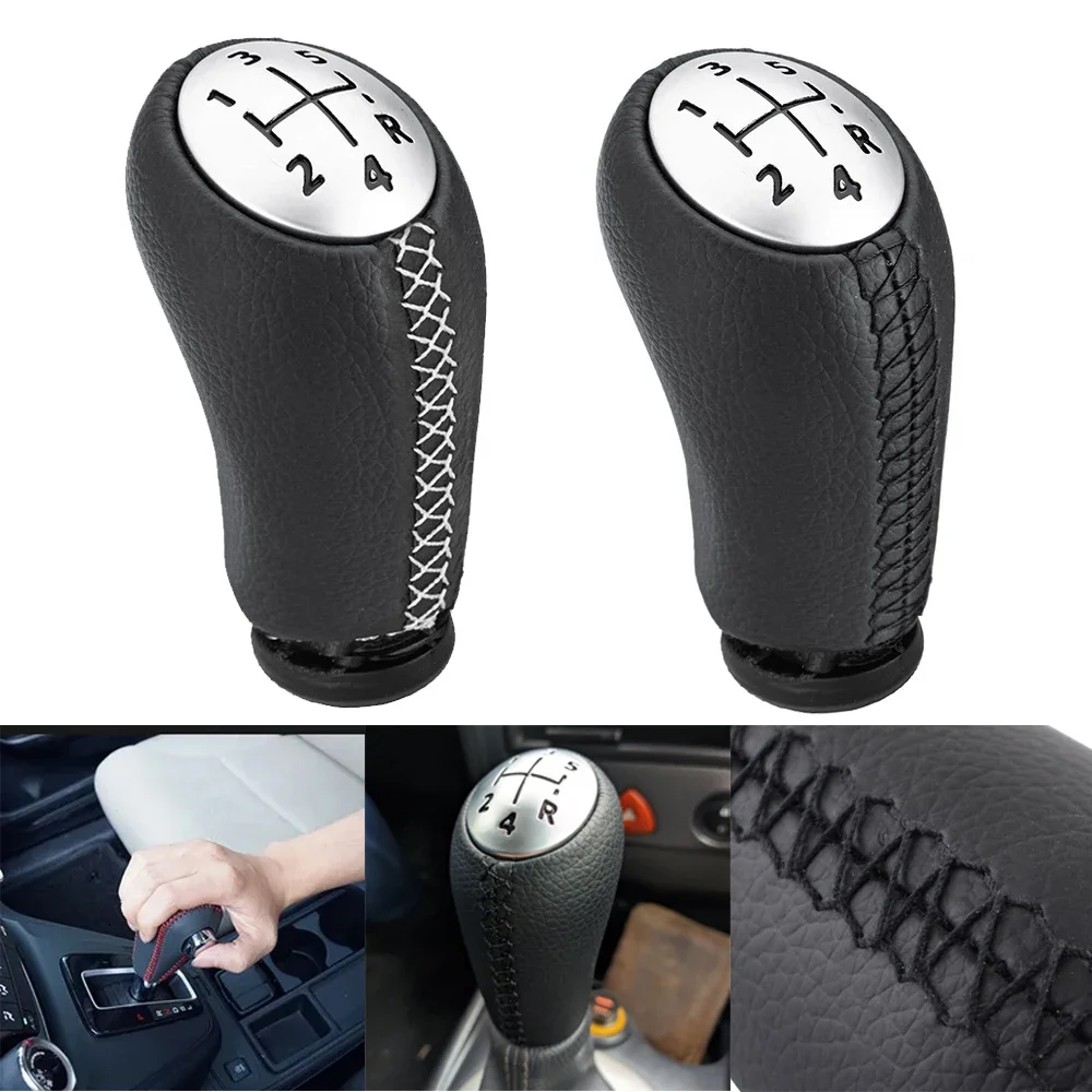 

Car Interior Accessories 5 Speed Gear Shift Knob Stick Head Shifter Lever Handle for RENAULT Laguna Megane 2 Clio 3 Scenic 2