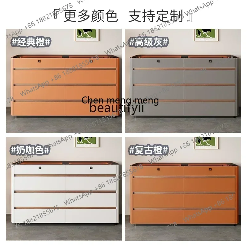 SS نمط جديد ss7486 غرفة نوم نهاية السرير، أدراج الحائط المنزلية، أقفال بصمات الأصابع، خزائن التخزين، تواليت، عرض المجوهرات #4