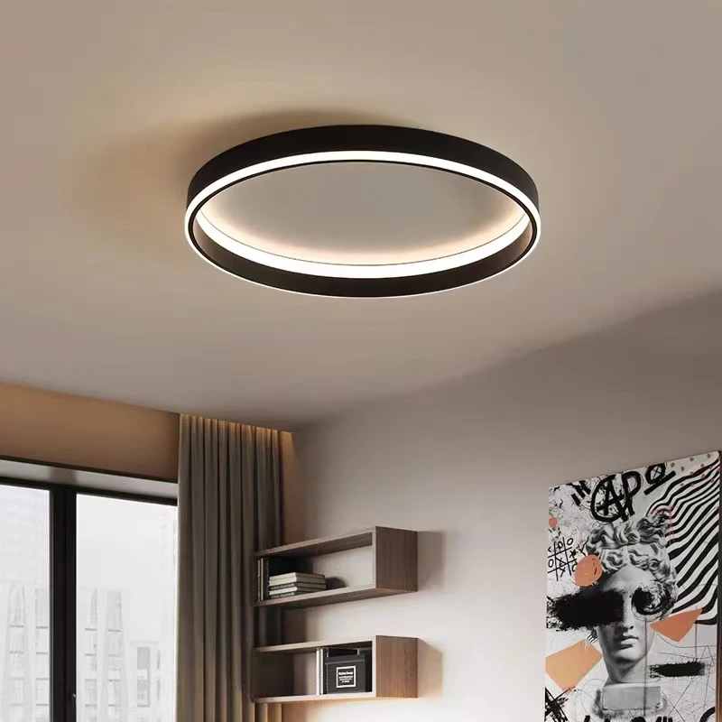 Plafonnier LED au Design Nordique Romantique et Chaud, Luminaire Décoratif d'Nik, Idéal pour une Chambre à Coucher