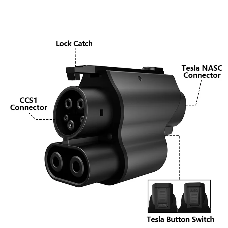 VOLTIFY Super Fast Charging Adapter TSL to CCS1 DC  Electric Vehicle Charging Conversion Head 250KW Max