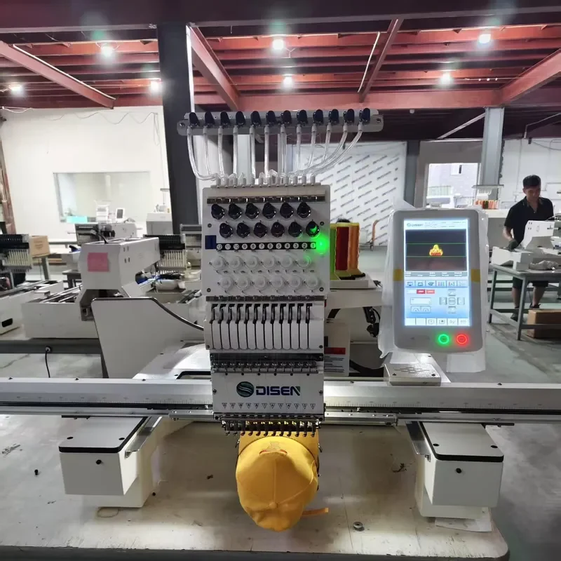 Automatic Large Format 500*1200 mm Single Head Flat Embroidery Machine