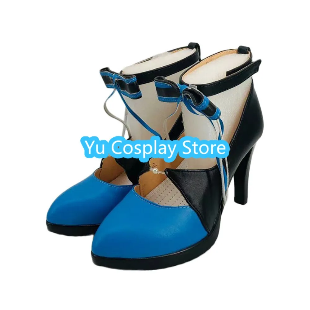 유 코스프레 스토어 원신 임팩트 바바라 콘서트 코스프레 신발 애니메이션 코스프레 신발 부츠 할로윈 의상 소품