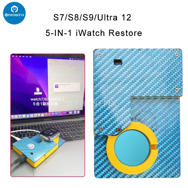 5 in 1 IBUS X AWRT Adapter Restore BOX for iWatch S7 S8 S9 ULTRA ULTRA2 Restoring Software Upgrade iWatch Reflash Test Tools