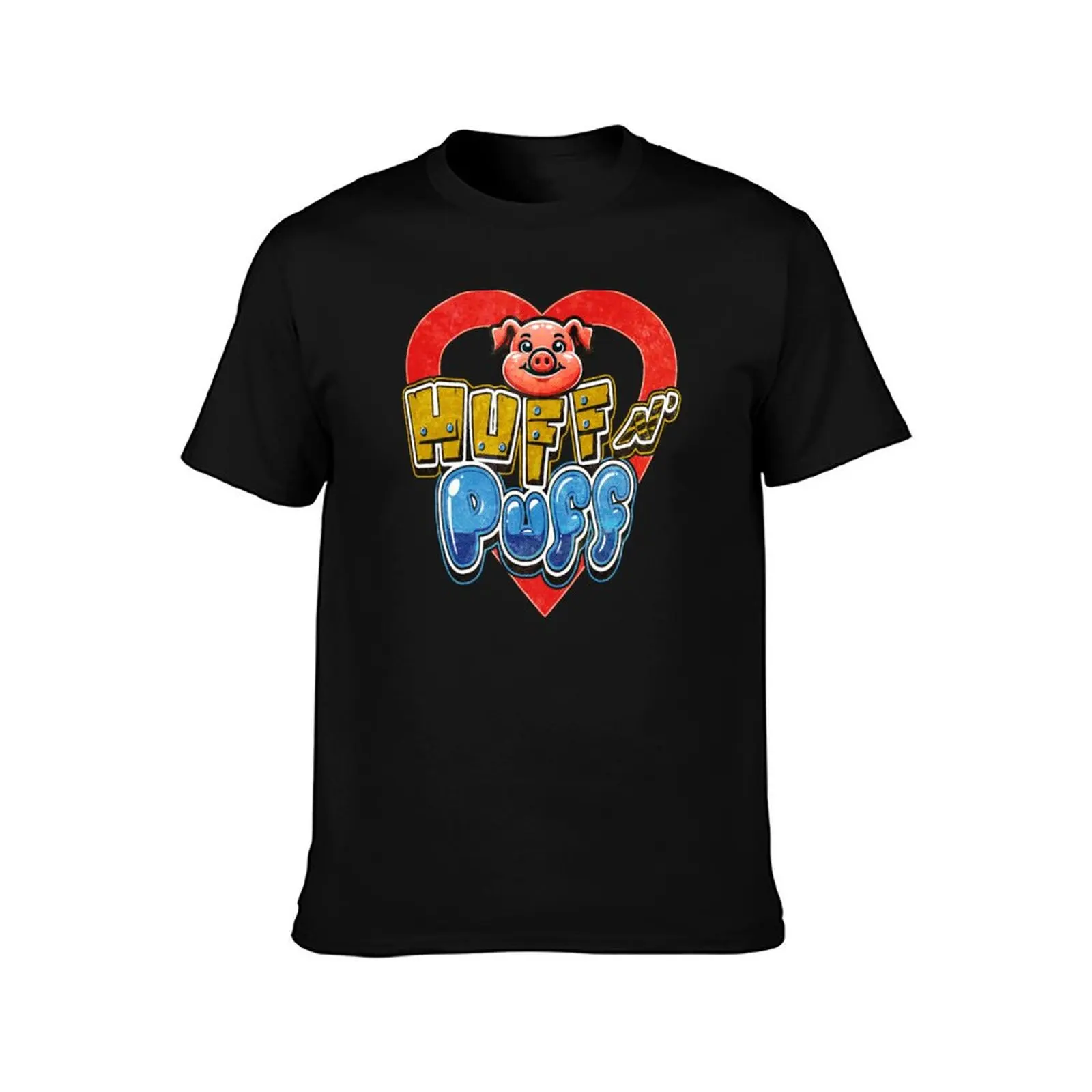 Huff N Puff Slot Machine Tribute T-Shirt Plus Size Everyday Tee Shirt