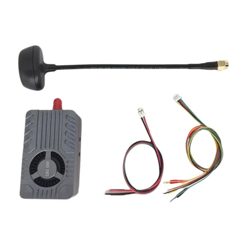 

FULL-VTX 80CH 10W 4.9-6.0Ghz For FPV Video Transmitter Wireless Long-Range Transmission OSD Parameter Adjustments For FPV Drone