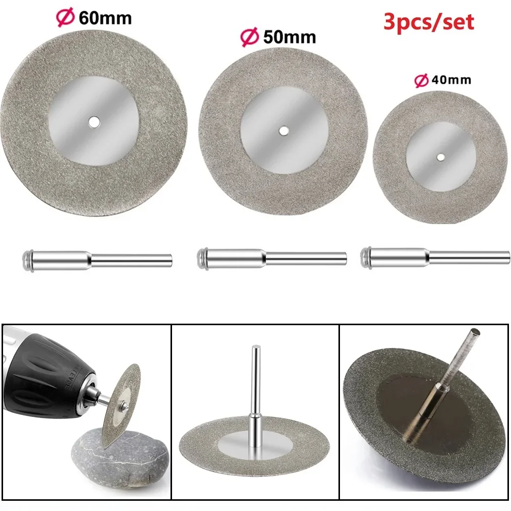 

High Quality Workshop Equipment Saw Disc Diamond Cutting Disc 3mm Shank For Cutting Wood Glass Metal Mini Plastic