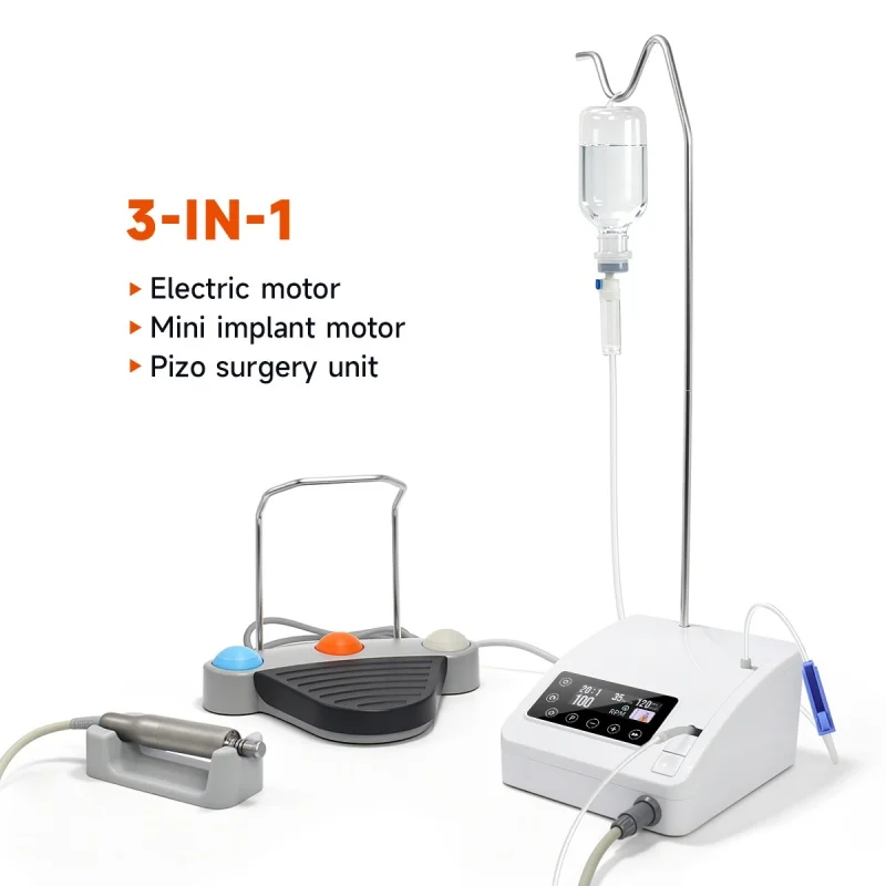 JUMTOP Dental Mini Implant Motor Build in Electric Motor and Piezo Bone Surgery Unit