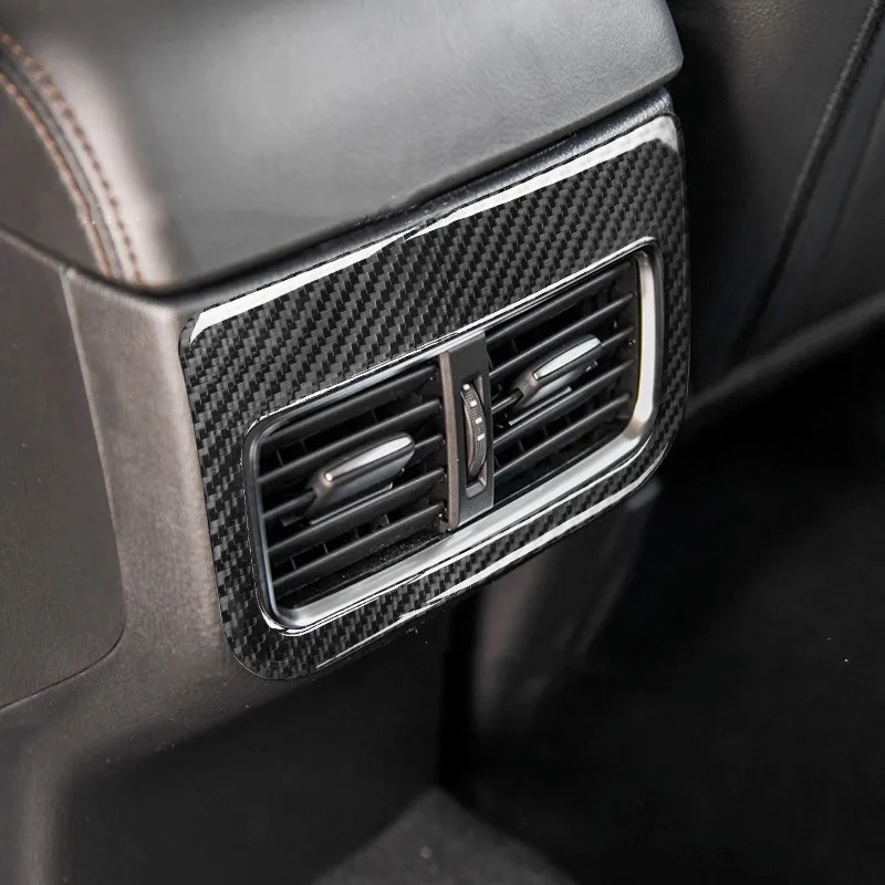 Carbon Fiber Stickers Gear Shift Panel Car Inner Decorative Cover Trim Strips Decal For Mazda CX-5 2017 Car Interior Accessories